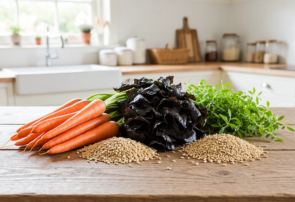Verse gezonde voeding ingrediënten